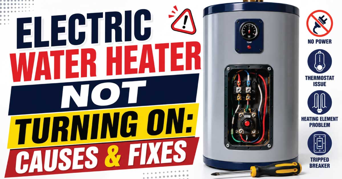Electric Water Heater Not Turning On