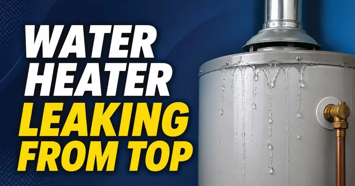 What Causes a Water Heater to Leak From the Top