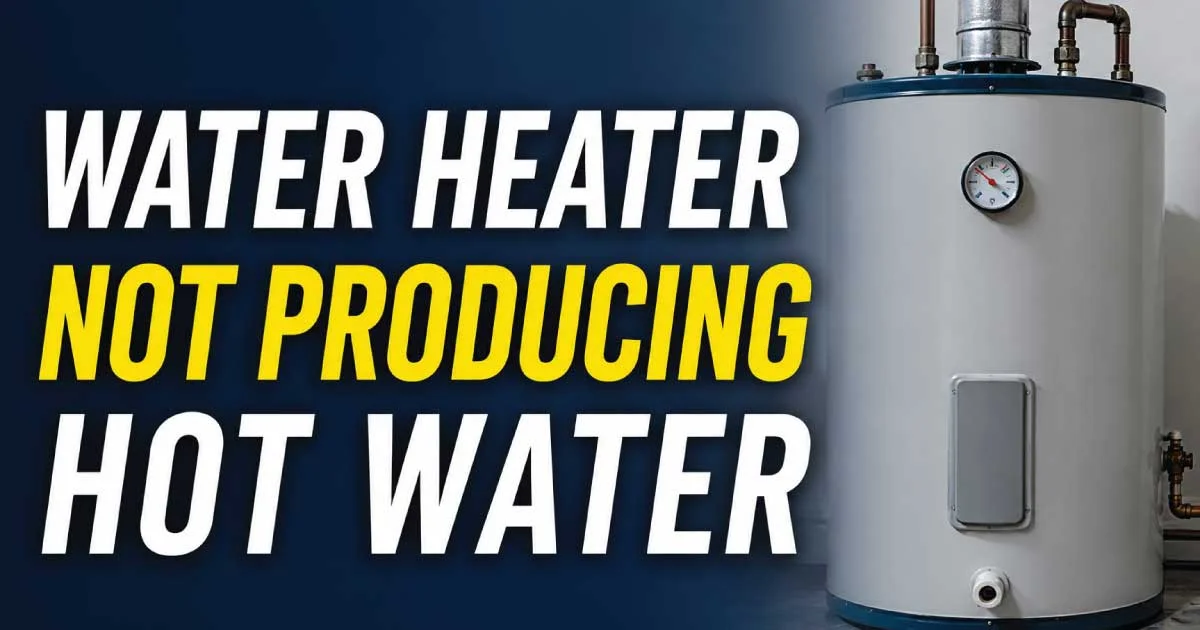 What Causes a Water Heater to Stop Heating Water