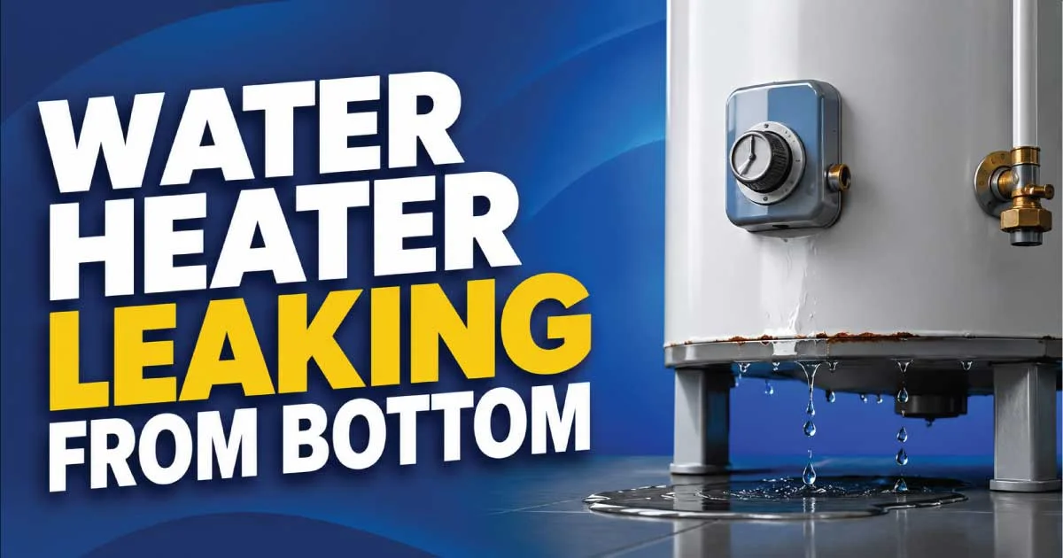 Why Is My Water Heater Leaking From the Bottom