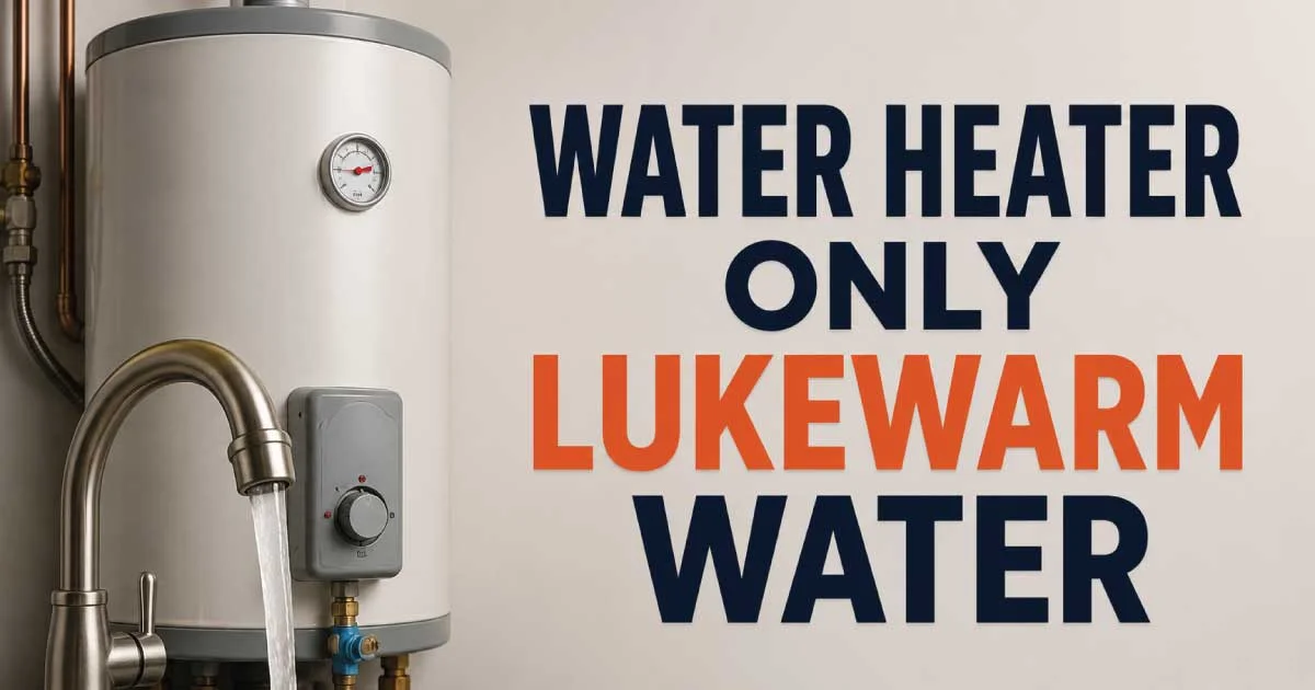 Why Is My Water Heater Only Lukewarm Water