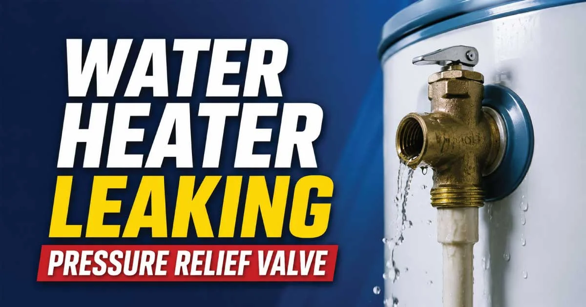 Why Is My Water Heater Pressure Relief Valve Leaking