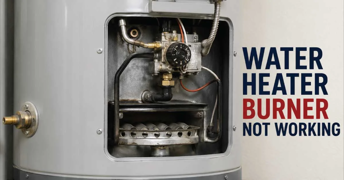 water heater burner not working