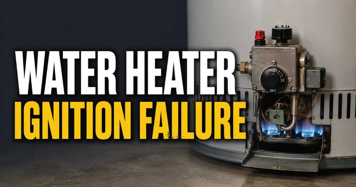 water heater ignition failure