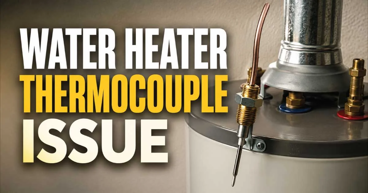 water heater thermocouple issue