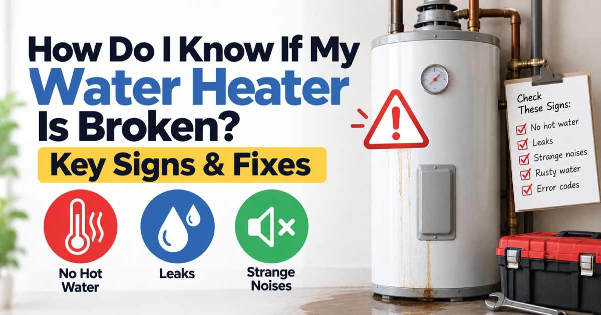 How Do I Know If My Water Heater Is Broken