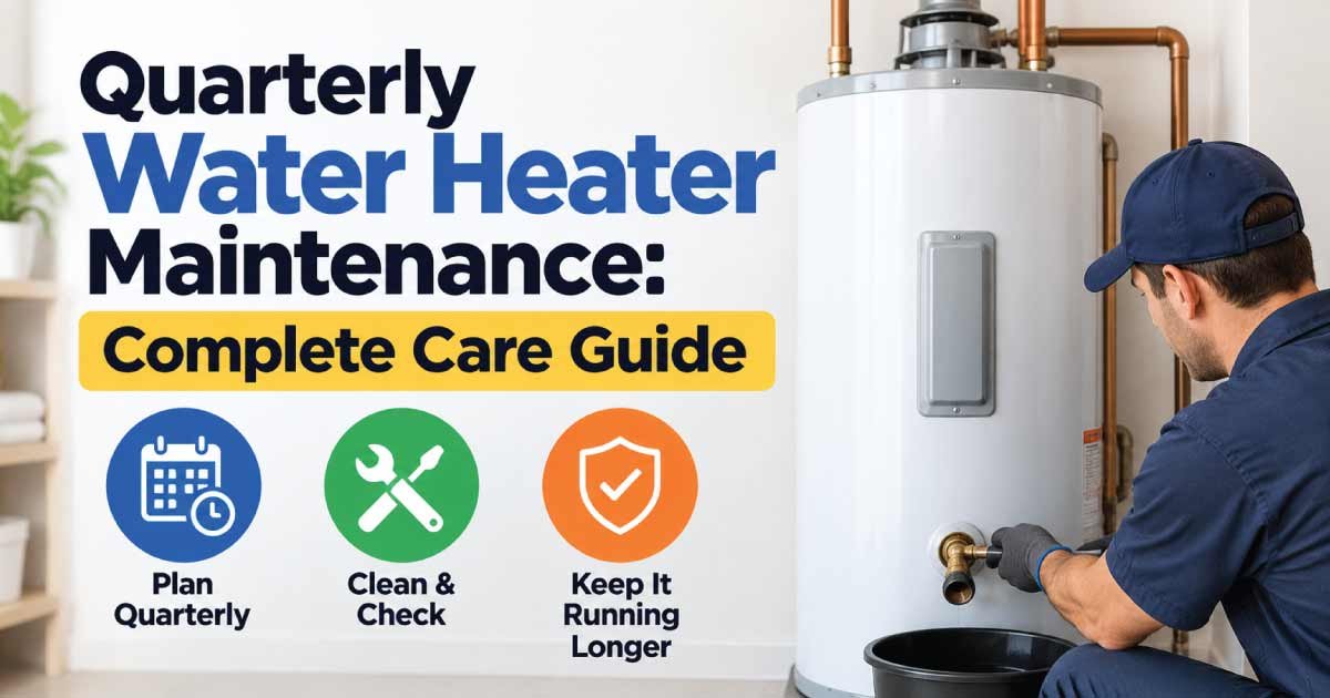 Quarterly Water Heater Maintenance