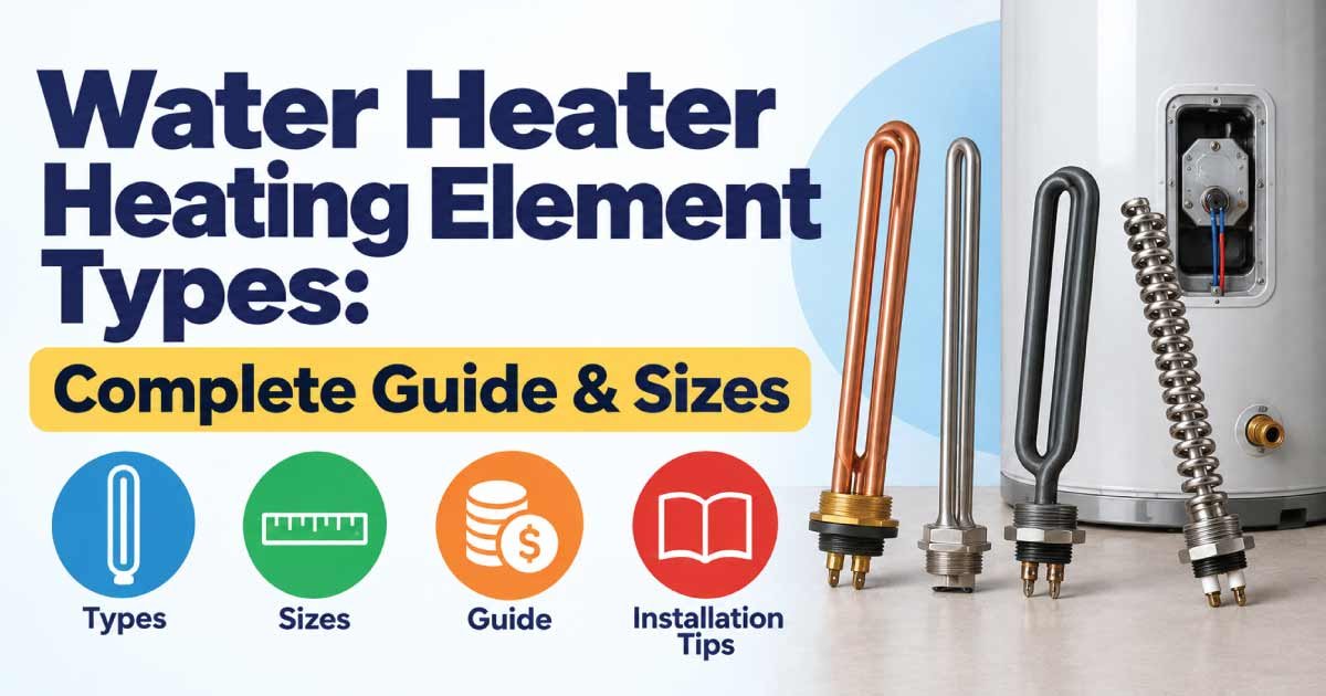 Water Heater Heating Element Types