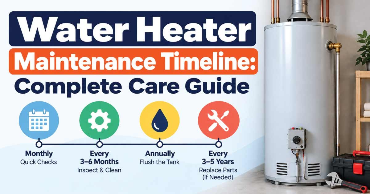 Water Heater Maintenance Timeline