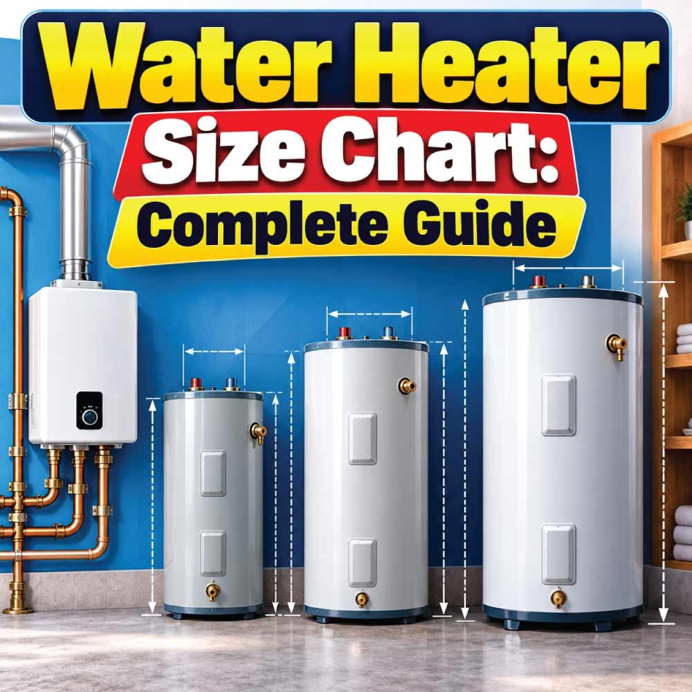 Water Heater Size Chart