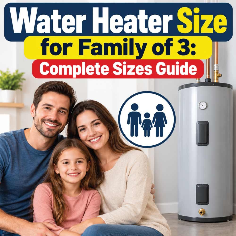 Water Heater Size for Family of 3