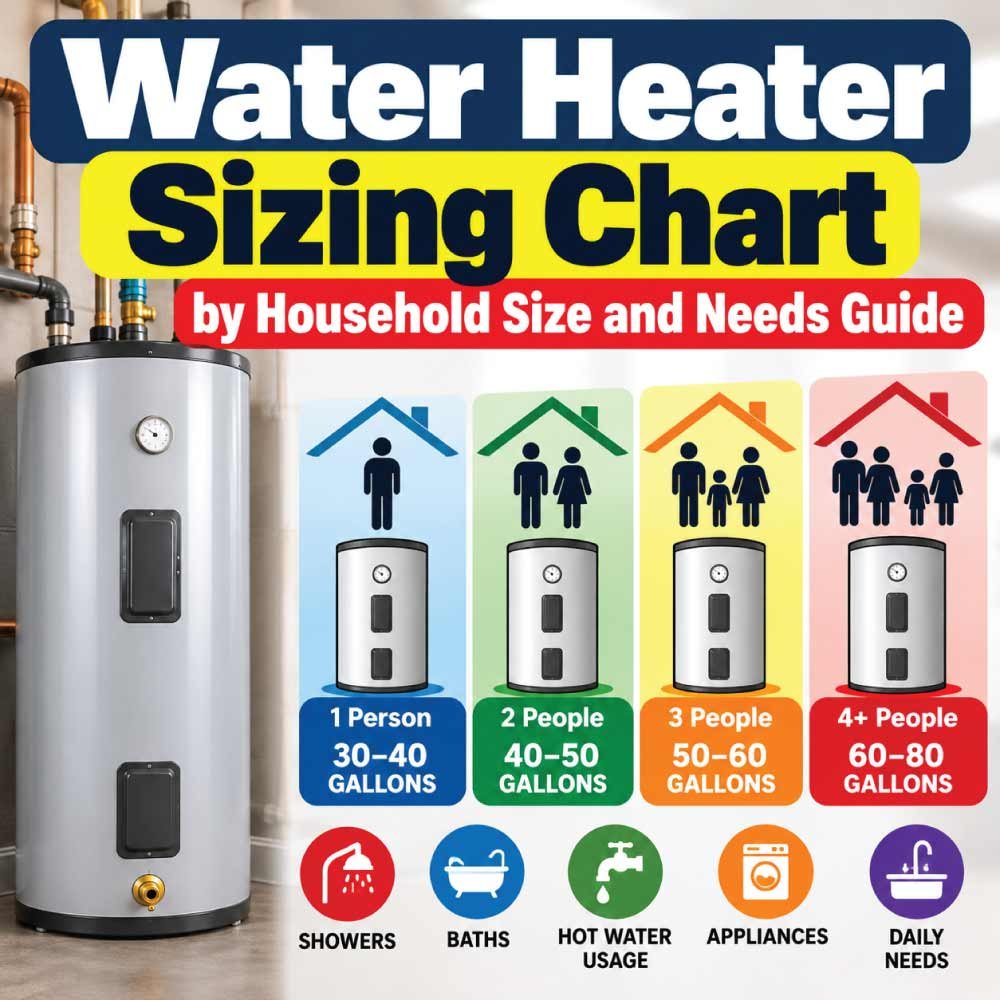 Water Heater Sizing Chart